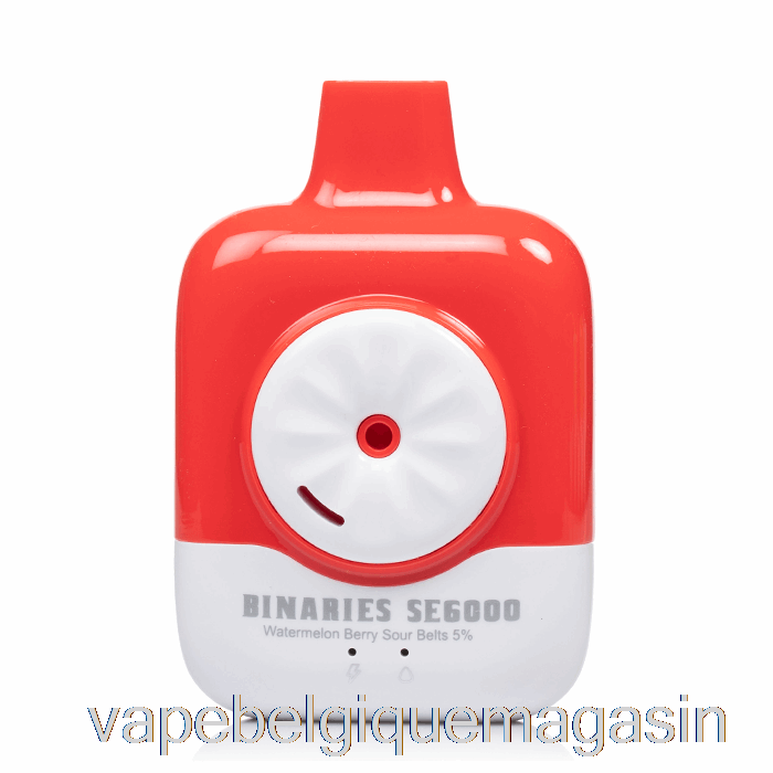 Vape Belgique Horizon Binaires Se6000 Ceintures Jetables Pastèque Berry Acid
